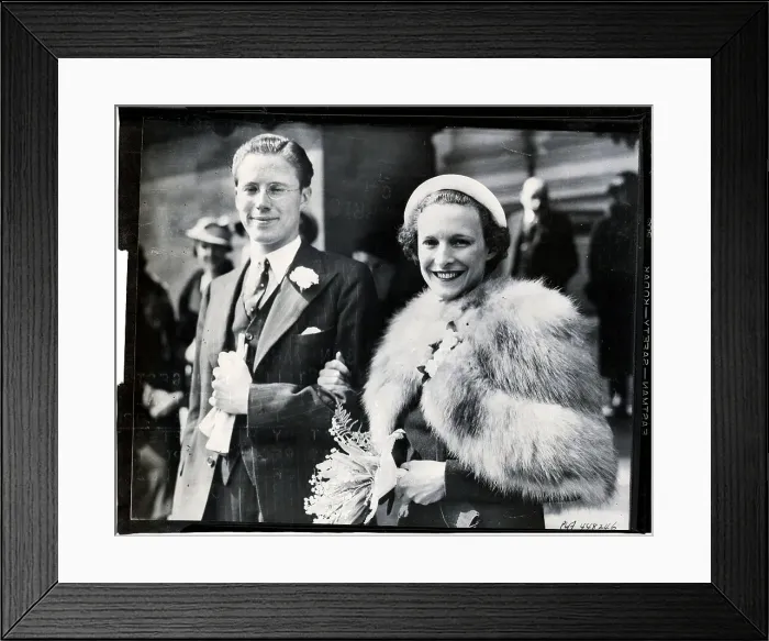 Framed Print : Dennis Stoll And His New Bride Framed Print : Dennis Stoll And His New Bride