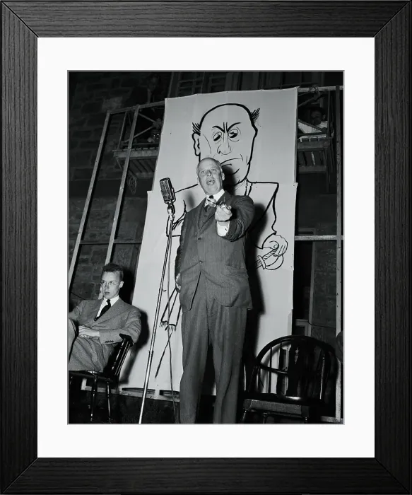Framed Print : Norman Thomas Speaking at Meeting Framed Print : Norman Thomas Speaking at Meeting