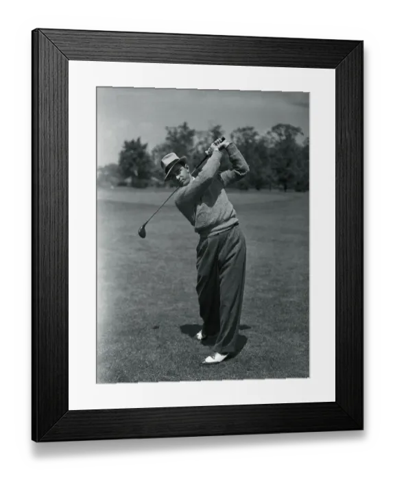 Framed Print : Sam Snead Golfing in Metropolitan Open Framed Print : Sam Snead Golfing in Metropolitan Open
