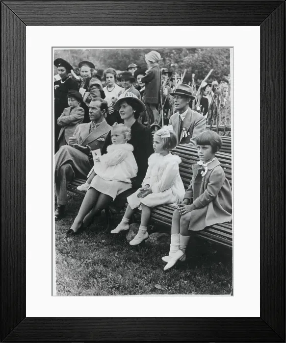 Framed Print : Swedish Royals at Outdoor Event Framed Print : Swedish Royals at Outdoor Event