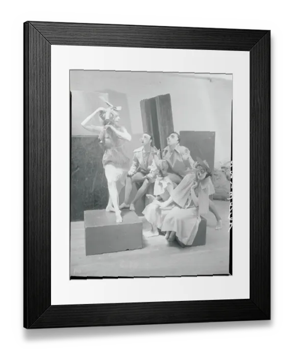 Framed Print : Charles Weidman, Limon, Harriette Ann Gray, and Beatrice Seckler Framed Print : Charles Weidman, Limon, Harriette Ann Gray, and Beatrice Seckler
