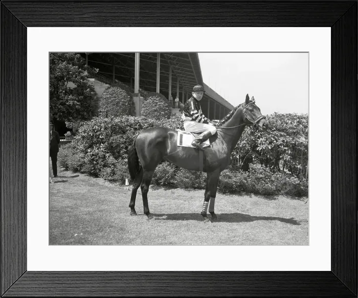 Framed Print : Jockey Charlie Kurtsinger Mounted on War Admiral Framed Print : Jockey Charlie Kurtsinger Mounted on War Admiral