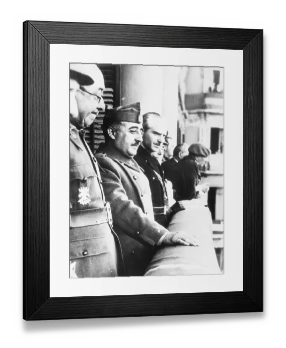 Framed Print : General Franco In War For Spain Framed Print : General Franco In War For Spain