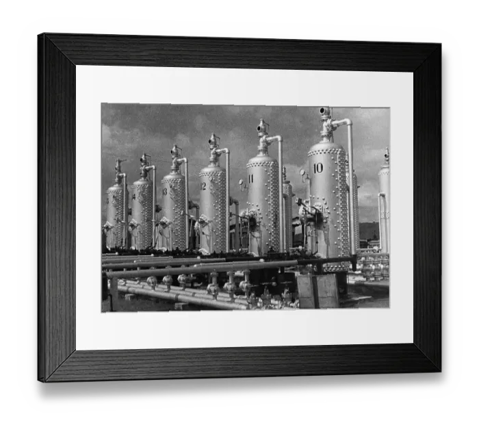 Framed Print : Oil Equipment in Mexico Framed Print : Oil Equipment in Mexico