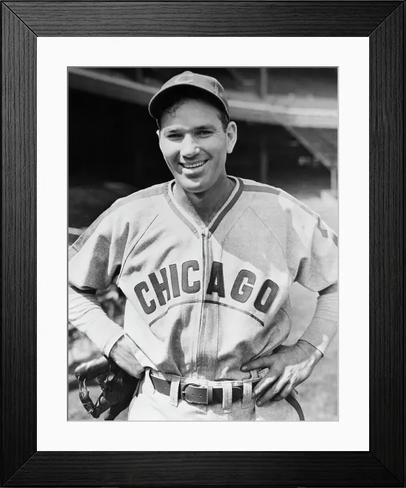 Framed Print : Waist Up Photo Of Dizzy Dean As Cub 1938 Framed Print : Waist Up Photo Of Dizzy Dean As Cub 1938