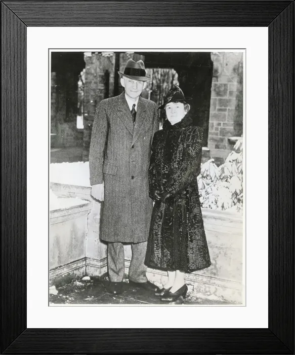Framed Print : Mr. and Mrs. Henry Ford Framed Print : Mr. and Mrs. Henry Ford