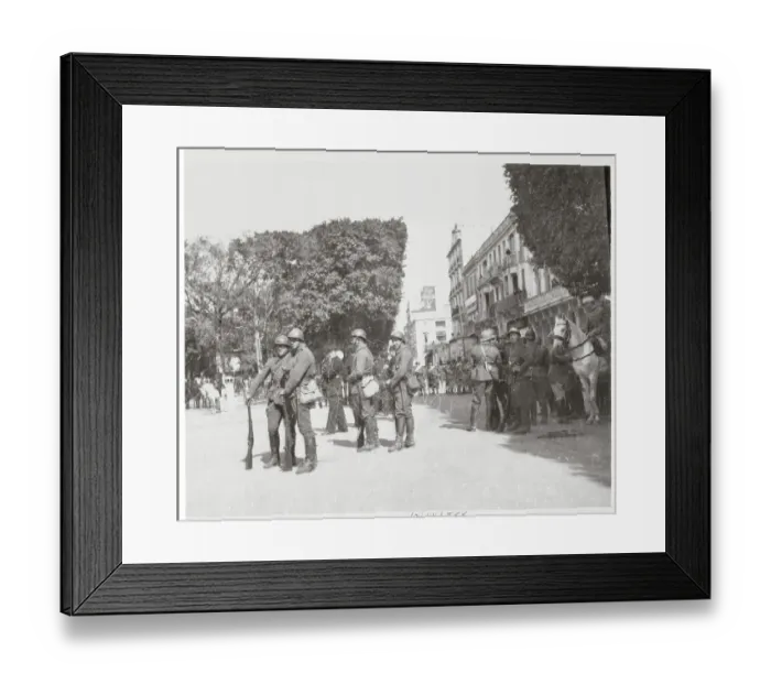 Framed Print : French Troops in Tunisia Framed Print : French Troops in Tunisia