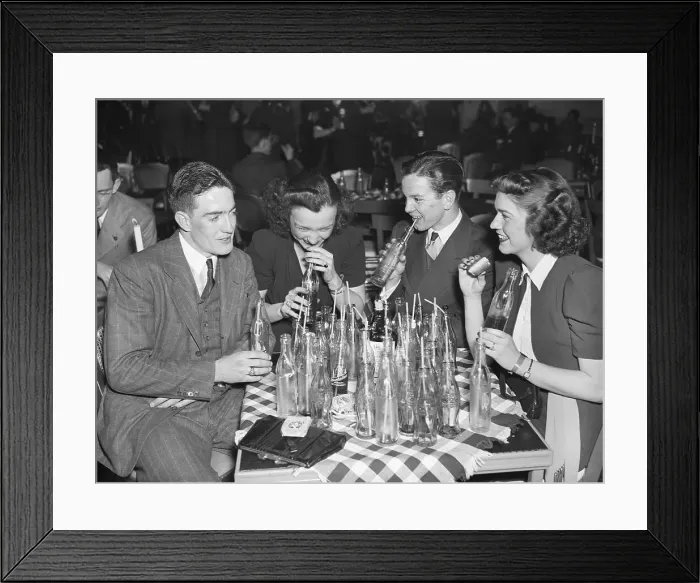 Framed Print : Coca Cola Scene Framed Print : Coca Cola Scene