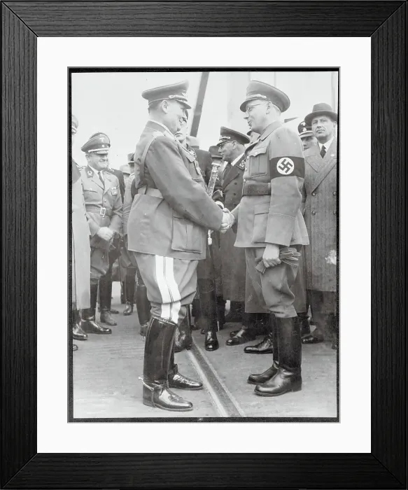 Framed Print : Hermann Goering and Herr Richter Shaking Hands Framed Print : Hermann Goering and Herr Richter Shaking Hands