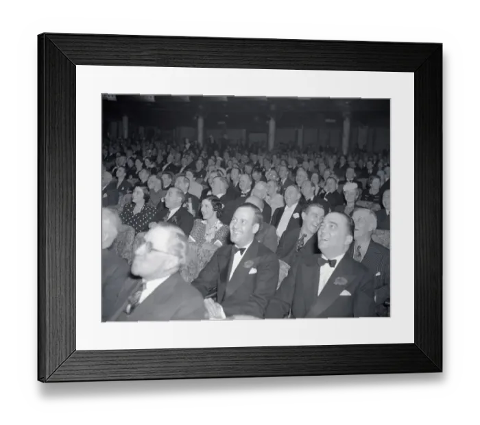 Framed Print : J. Edgar Hoover and Clyde Tolson at Performance Framed Print : J. Edgar Hoover and Clyde Tolson at Performance