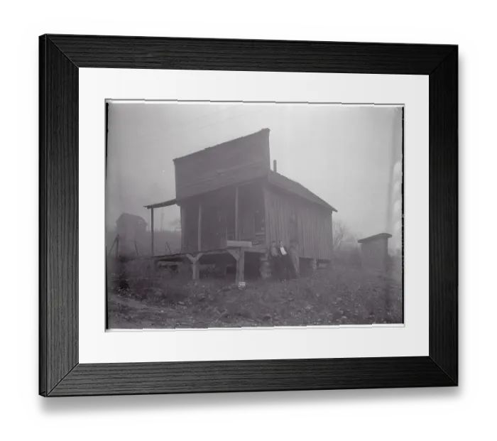 Framed Print : Three Men Leaning Up Against a Building Framed Print : Three Men Leaning Up Against a Building