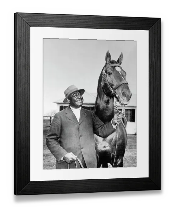Framed Print : Man O War and Groomer Framed Print : Man O War and Groomer