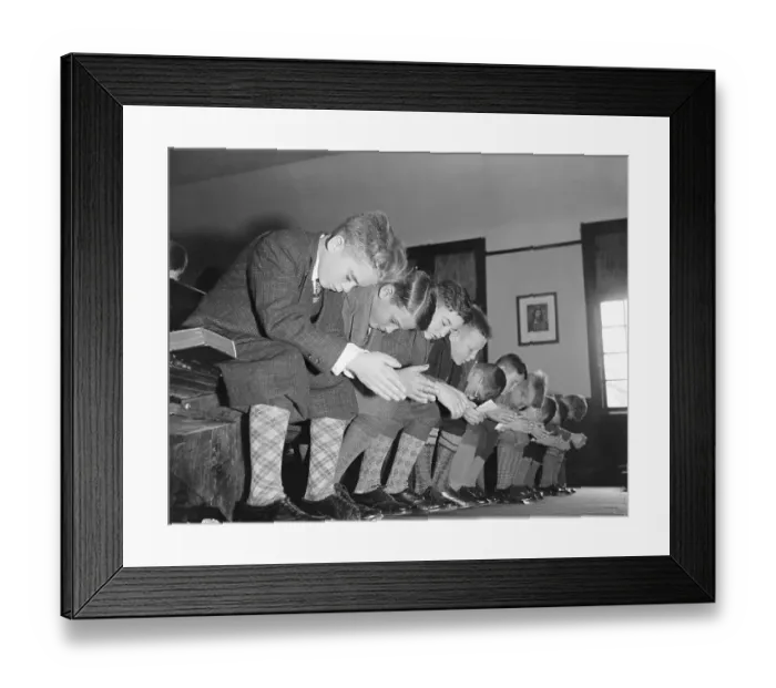 Framed Print : Boys in Juvenile Asylum Framed Print : Boys in Juvenile Asylum