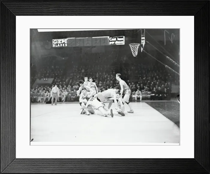 Framed Print : Basketball Scrimmage Framed Print : Basketball Scrimmage