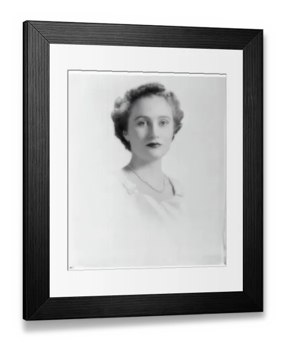 Framed Print : Portrait of Susanna W.P. Wilson