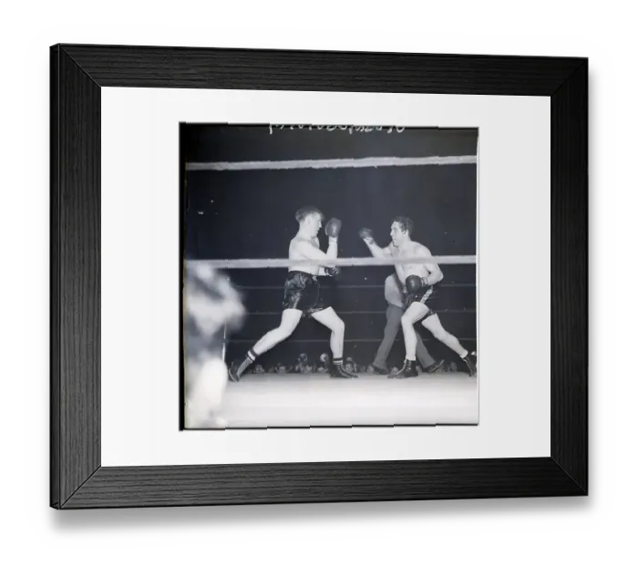 Framed Print : Max Baer and Tommy Farr in Action Boxing Framed Print : Max Baer and Tommy Farr in Action Boxing