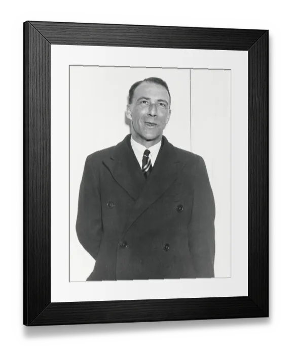 Framed Print : Portrait of C.S. Forester Framed Print : Portrait of C.S. Forester