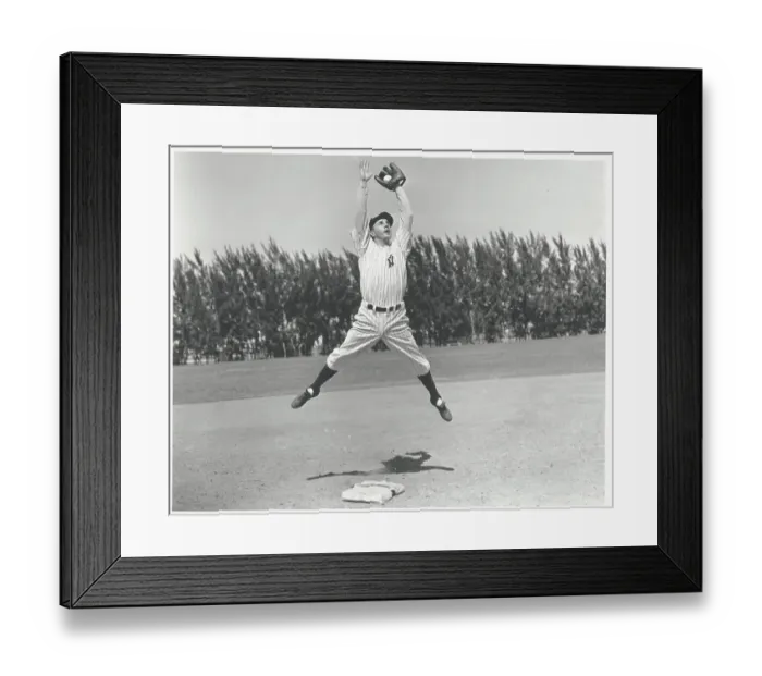 Framed Print : Bill Knickerbocker Catching Baseball Framed Print : Bill Knickerbocker Catching Baseball