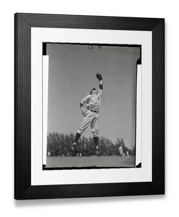 Framed Print : Red Rolfe Works Out with Yankees