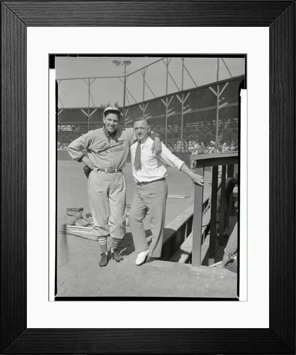 Framed Print : Jerome Dean Hugging Franky Frisch Framed Print : Jerome Dean Hugging Franky Frisch