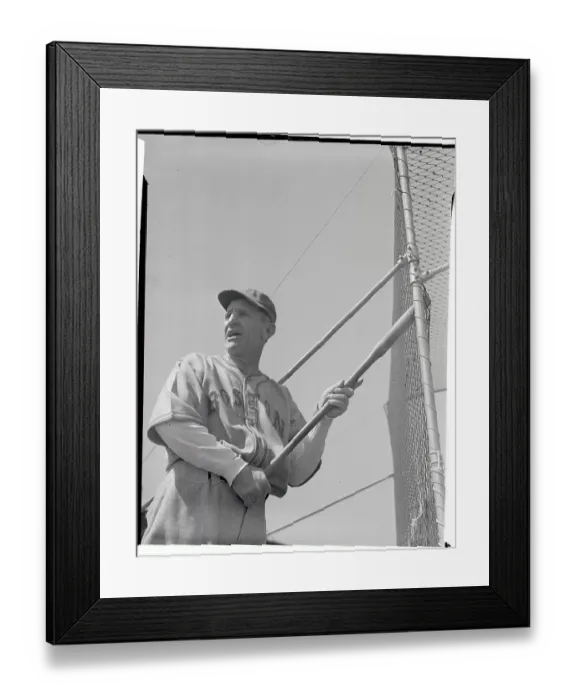 Framed Print : Portrait of Casey Stengel Framed Print : Portrait of Casey Stengel