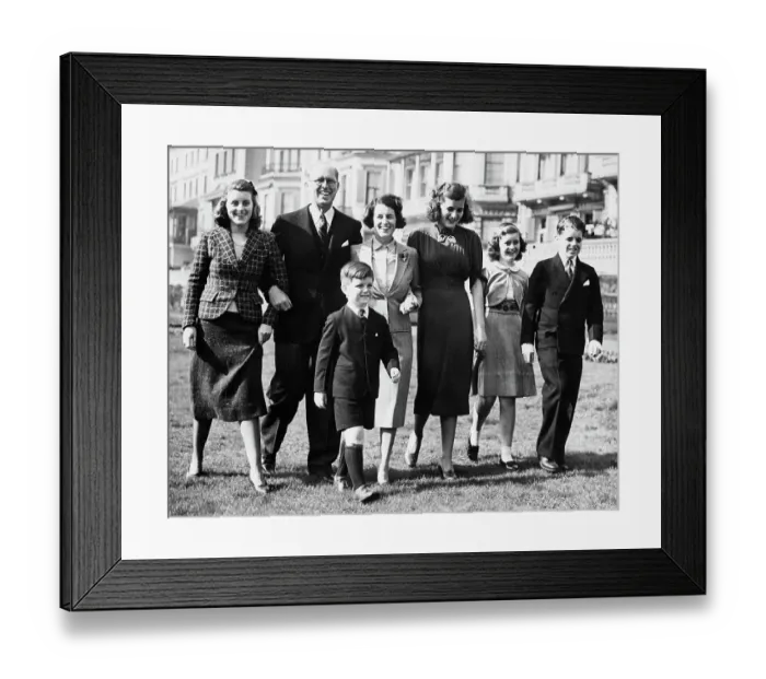 Framed Print : Ambassador Kennedy's Family in London Framed Print : Ambassador Kennedy's Family in London