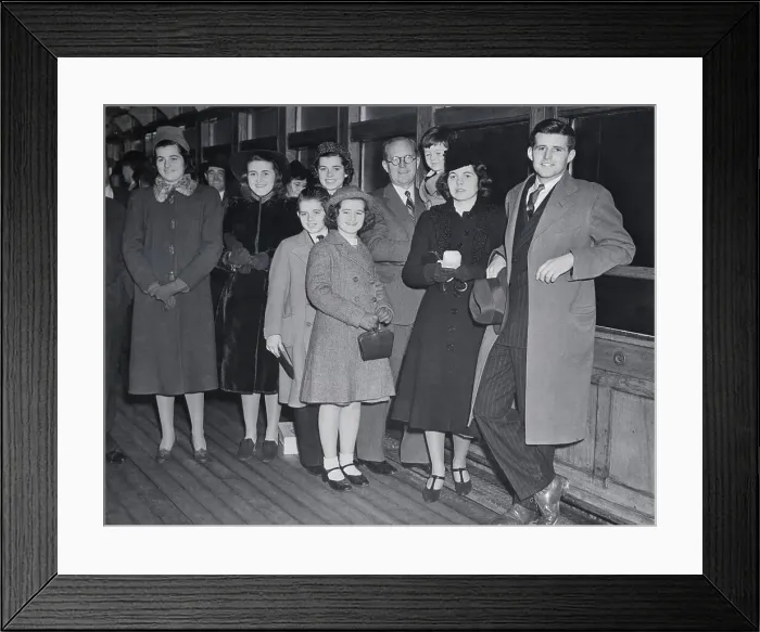 Framed Print : Joseph P. Kennedy with Children