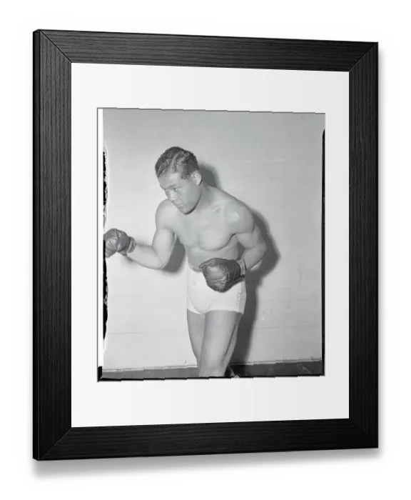 Framed Print : Portrait of Joe Louis Framed Print : Portrait of Joe Louis