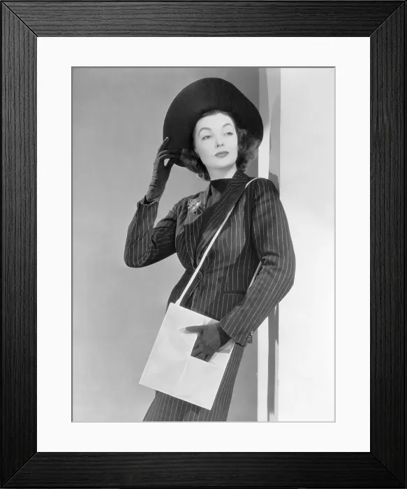 Framed Print : Model in Suit Framed Print : Model in Suit