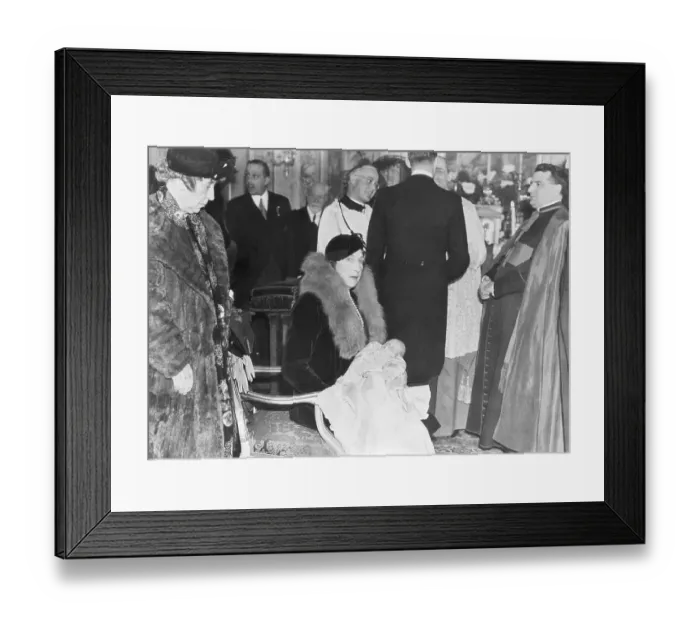 Framed Print : Ex Queen Victoria Holds Her Grandson Framed Print : Ex Queen Victoria Holds Her Grandson