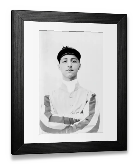 Framed Print : Portrait of Jockey Eddie Arcaro Crossing Arms Framed Print : Portrait of Jockey Eddie Arcaro Crossing Arms