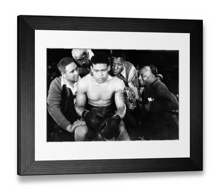 Framed Print : Joe Louis in Spirit Of Youth Scene Framed Print : Joe Louis in Spirit Of Youth Scene