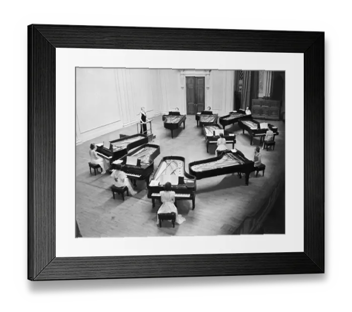 Framed Print : View Of Stage For Piano Recital Framed Print : View Of Stage For Piano Recital