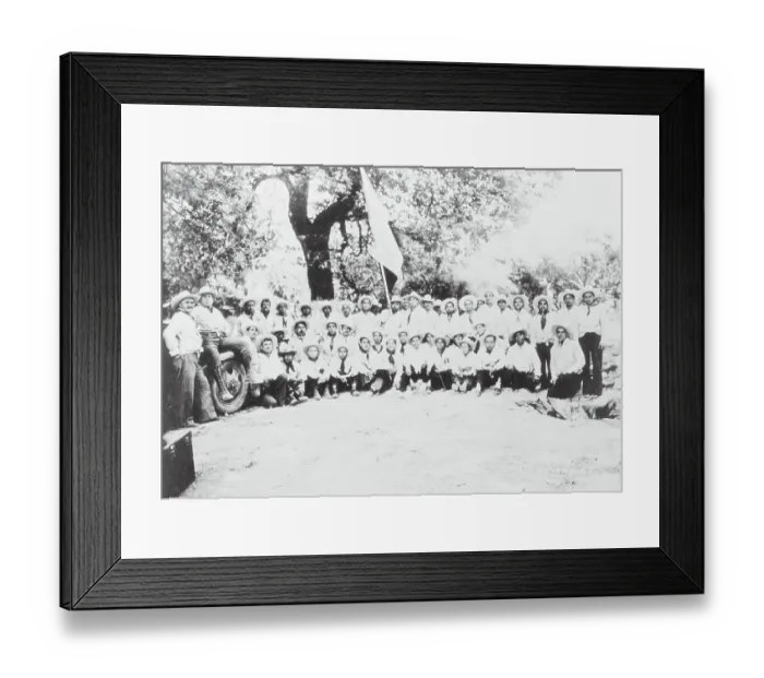 Framed Print : General Lamberto C. Chevex Posing with His Gold Shirt Fascists Framed Print : General Lamberto C. Chevex Posing with His Gold Shirt Fascists