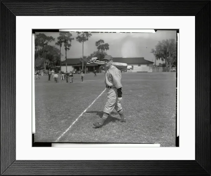 Framed Print : Casey Stengel Walking Across Field Framed Print : Casey Stengel Walking Across Field