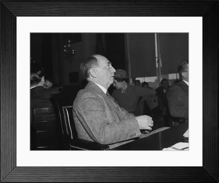 Framed Print : Admiral Leahy Testifying Before Congress Framed Print : Admiral Leahy Testifying Before Congress
