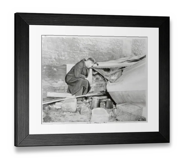 Framed Print : Homeless Man Framed Print : Homeless Man