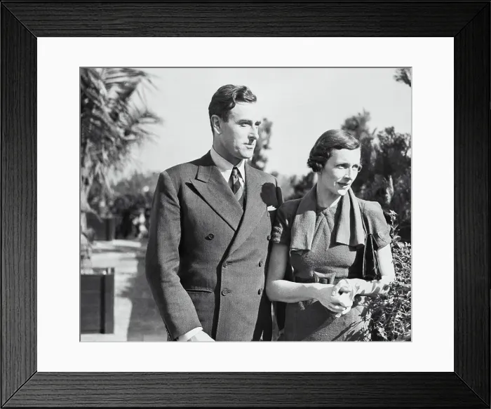 Framed Print : Lord Louis And Lady Mountbatten Framed Print : Lord Louis And Lady Mountbatten