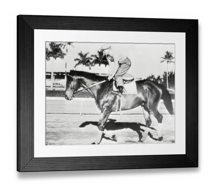 Framed Print : Kurtsinger Riding War Admiral