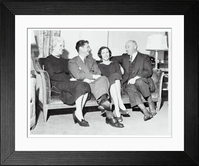 Framed Print : Cecil B. DeMille Sitting Family Members Framed Print : Cecil B. DeMille Sitting Family Members