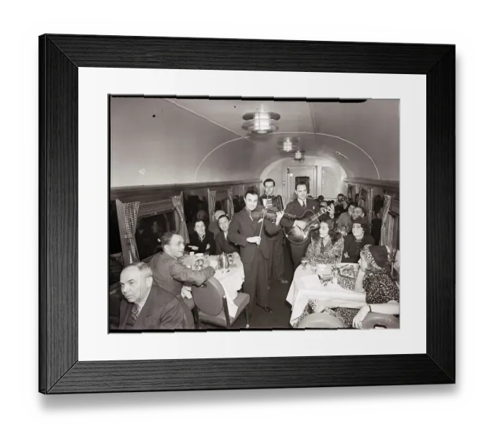 Framed Print : Orchestra Entertaining Passengers Framed Print : Orchestra Entertaining Passengers