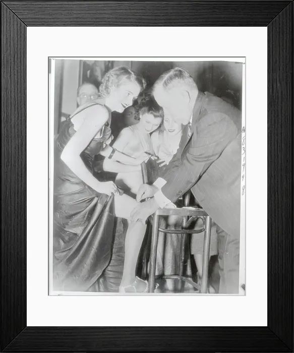 Framed Print : Dr. James A. Mcveigh Vaccinating Marie Sylvester Framed Print : Dr. James A. Mcveigh Vaccinating Marie Sylvester