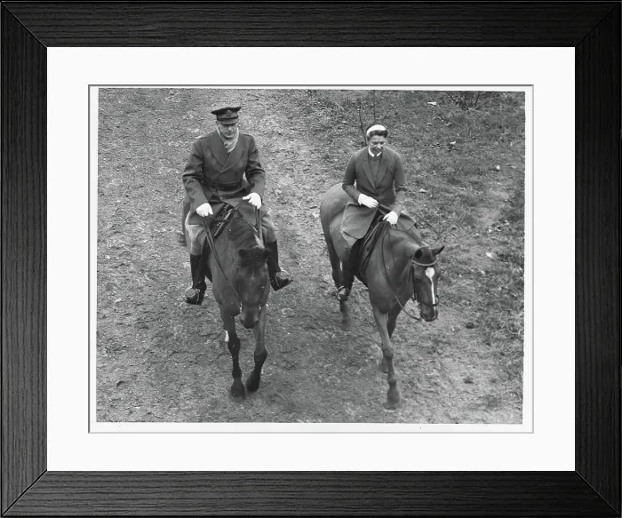Framed Print : First Lady Riding a Horse Framed Print : First Lady Riding a Horse