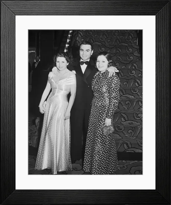 Framed Print : Threesome at Billy Roses's Casa Manana Opening Framed Print : Threesome at Billy Roses's Casa Manana Opening