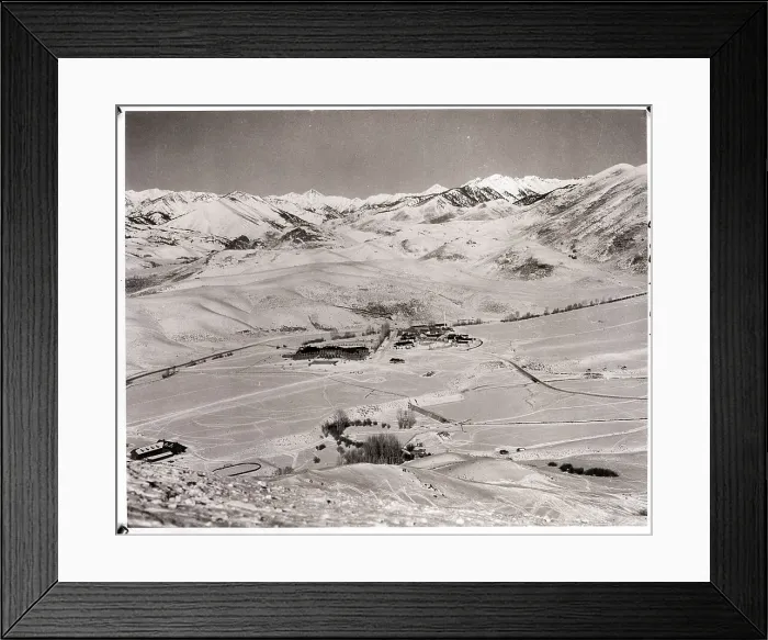 Framed Print : Sun Valley Lodge Framed Print : Sun Valley Lodge