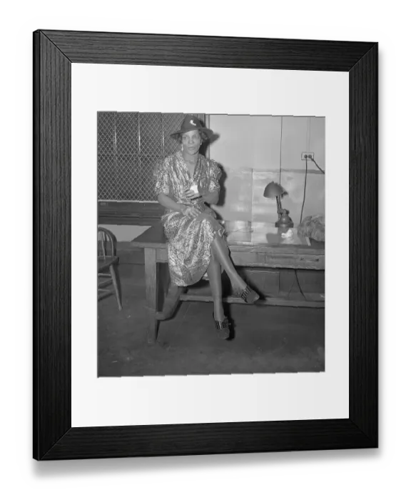 Framed Print : Stephanie St. Clair Hamid in Custody Framed Print : Stephanie St. Clair Hamid in Custody