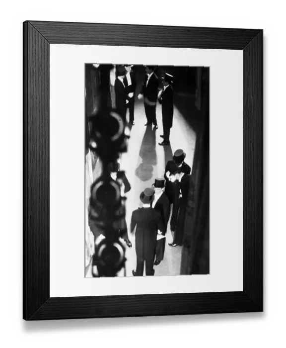 Framed Print : Men Wearing Top Hats and Tails Framed Print : Men Wearing Top Hats and Tails
