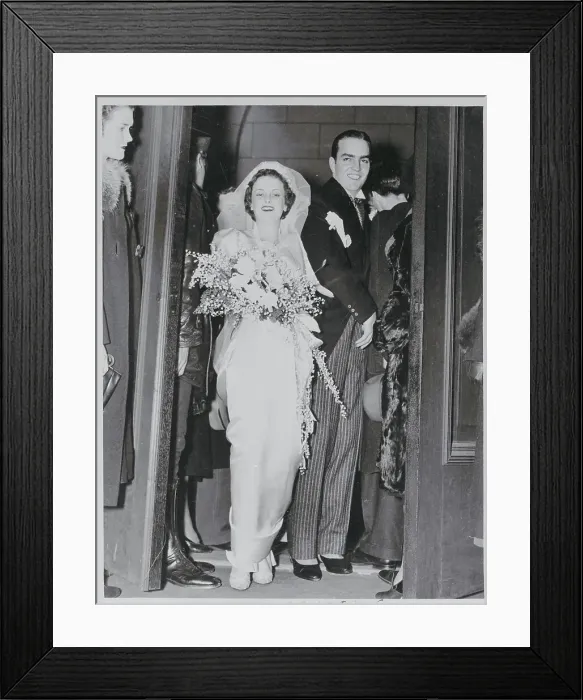 Framed Print : Randolph A. Hearst with His New Wife Catherine Leaving Church Framed Print : Randolph A. Hearst with His New Wife Catherine Leaving Church
