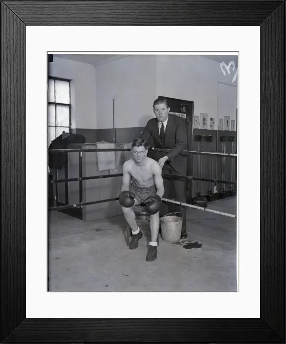 Framed Print : Bruce Caldwell with Jimmy Quinn Framed Print : Bruce Caldwell with Jimmy Quinn