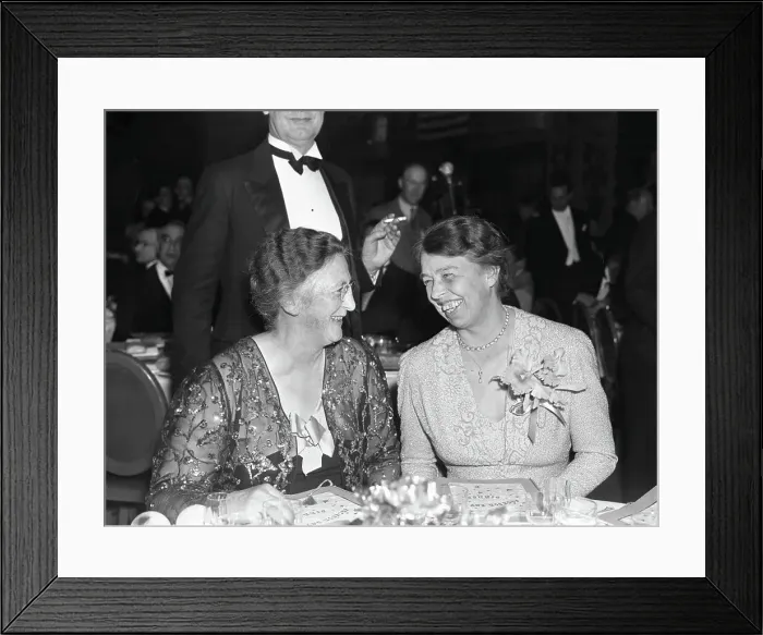Framed Print : Mary Dewson and Eleanor Roosevelt at the Jackson Day Dinner Framed Print : Mary Dewson and Eleanor Roosevelt at the Jackson Day Dinner